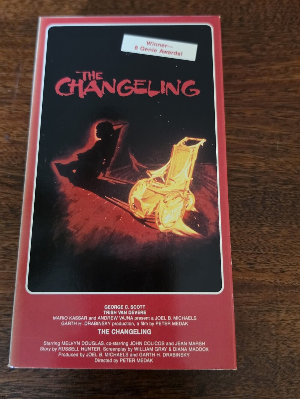 The Changeling VHS Tape Horror Movie HBO Video George C. Scott